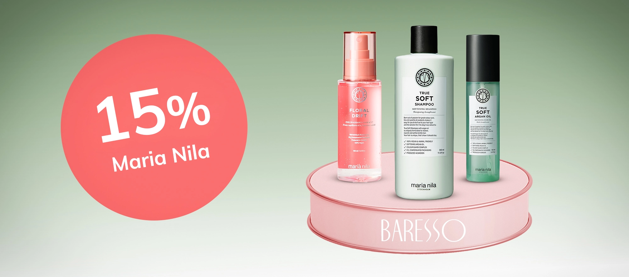 Maria Nila 15% rabatt